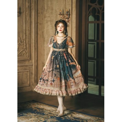 Faeries Daffodil Starry Night Chronicles Empires Waist One Piece(Reservation/Full Payment Without Shipping)